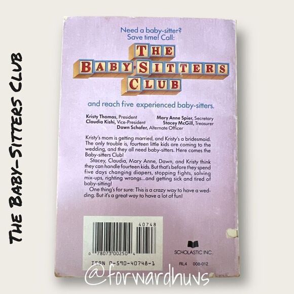 Bundle 3 for $15 | Baby-Sitters Club | Ann M. Martin | Book #6 | 1987 POOR CONDI - Picture 5 of 11